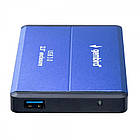 Зовнішня кишеня Gembird для підключення SATA HDD 2.5", USB 3.0, Blue (EE2-U3S-2-B), фото 5