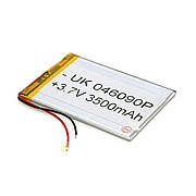 Літій-полімерний акумулятор 4 * 60 * 90mm (Li-ion 3.7В 3500мА·ч)