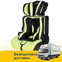 Детское автокресло JOY универсальное, с бустером, (группа0+/1-2-3, до 36кг) light green Салатовый