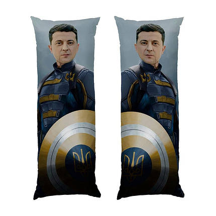 Дакімакура подушка-обіймашка «Володимир Зеленський. Капітан Україна 2», фото 1