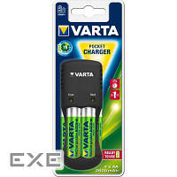 Зарядное устройство VARTA Pocket Charger + 4AA 2600 mAh NI-MH (57642101471)