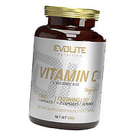 Вітамін С (аскорбінова кислота) Evolite Nutrition Vitamin C 500 mg 180 вег капс