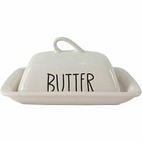 Масленка Limited Edition Butter JH4879-1 19 см бежевая