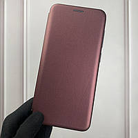 Чехол-книжка для Samsung Galaxy A30 SM-A305F с подставкой на самсунг а30 бордовая