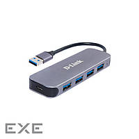 Мультипортовий адаптер D-Link 4-port Superspeed USB3.0 Hub DUB-1340