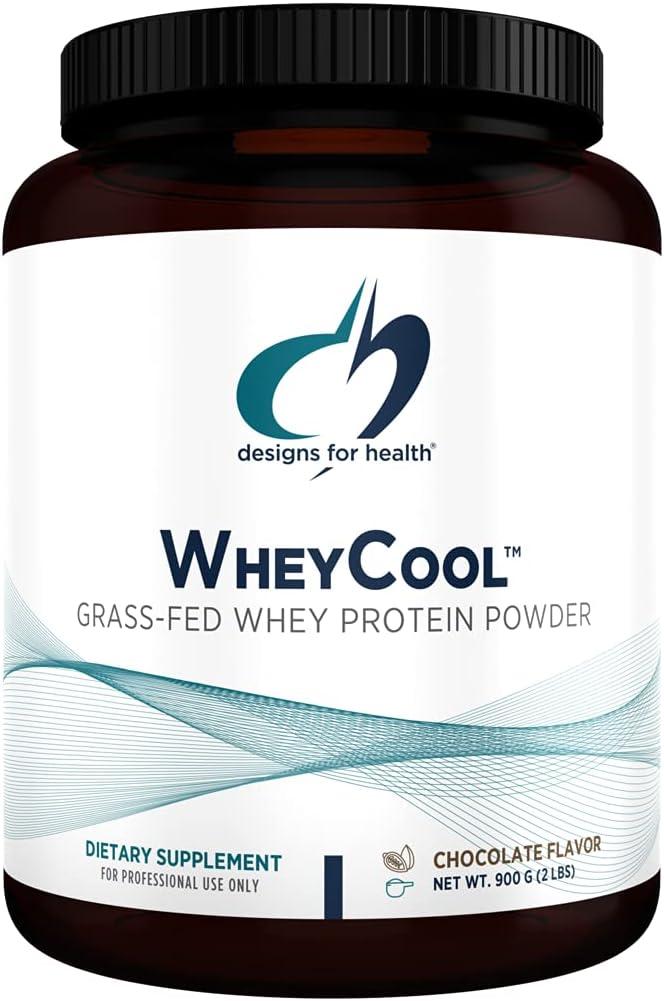 Designs for Health WheyCool Chocolate / Сироватковий протеїн зі смаком шоколаду 900 грамів