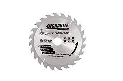 Диск пиляльний GRANITE для дерева з твердосплавними напайками 205х30х24Т адаптер 30-25.4 7450 об/хв 5-20-524
