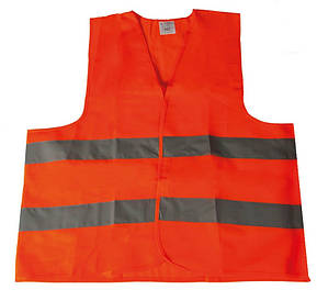 Жилет безпеки світловідбивний MASTERTOOL XL оранжевий 83-0002