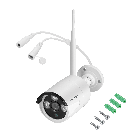 Комплект для відеонагляду Wi-Fi Kruger&Matz Connect C200 Tuya Full HD, 4 камери, запис 20fps, ІК-підсвітка 30м, фото 4