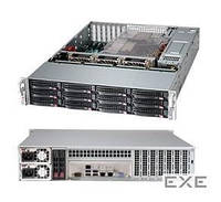 Корпус Supermicro CSE-826BE1C-R920LPB - 2U, 2x920W, 12x3.5"HDD, Single SAS3 (1