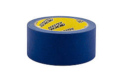 Стрічка малярська фасадна MASTERTOOL 48 мм Р50 синя 79-9896