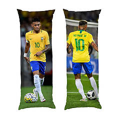 Дакімакура подушка-обіймашка «Неймар з м’ячем. Neymar da Silva Santos Junior with the ball»