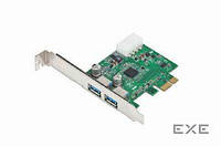 Контроллер PCIe to USB Gembird (UPC-30-2P)