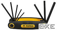Набор инструментов Topex ключи шестигранные Torx T9-T40, набор 8 шт. (35D959)