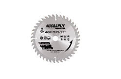 Диск пиляльний GRANITE для дерева з твердосплавними напайками 185х20х40Т адаптер 20-16 8200 об./хв 5-18-540