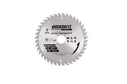 Диск пиляльний GRANITE для дерева з твердосплавними напайками 200х32х40Т адаптер 32-30/32-25.4 7600 об/хв