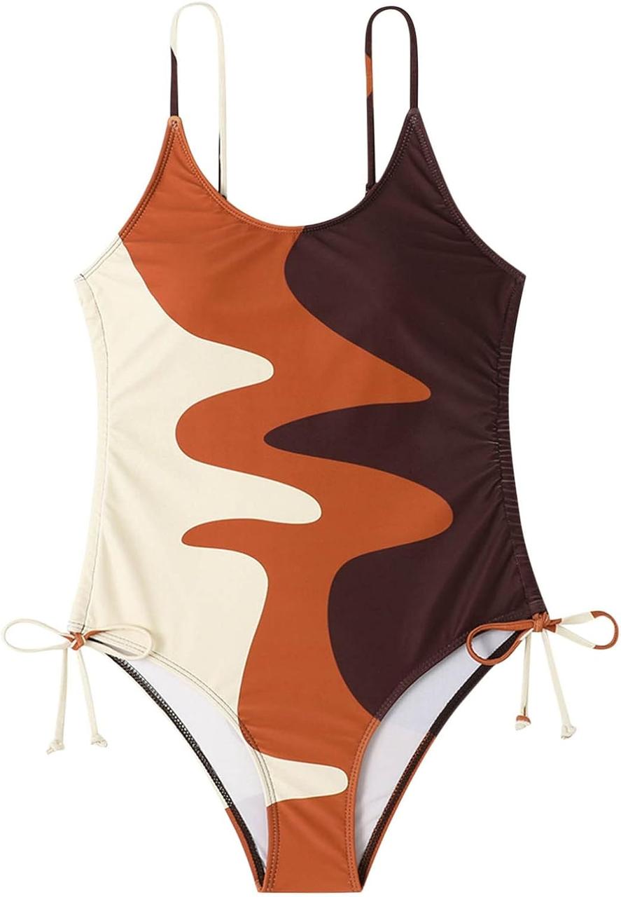 Віддільний жіночий купальник на зав'язках с-хл