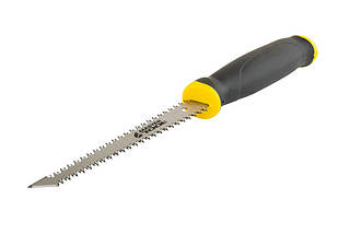 Ножівка для гіпсокартонних плит MASTERTOOL двостороння 150 мм 9TPI загартований зуб 2D заточування 14-2720