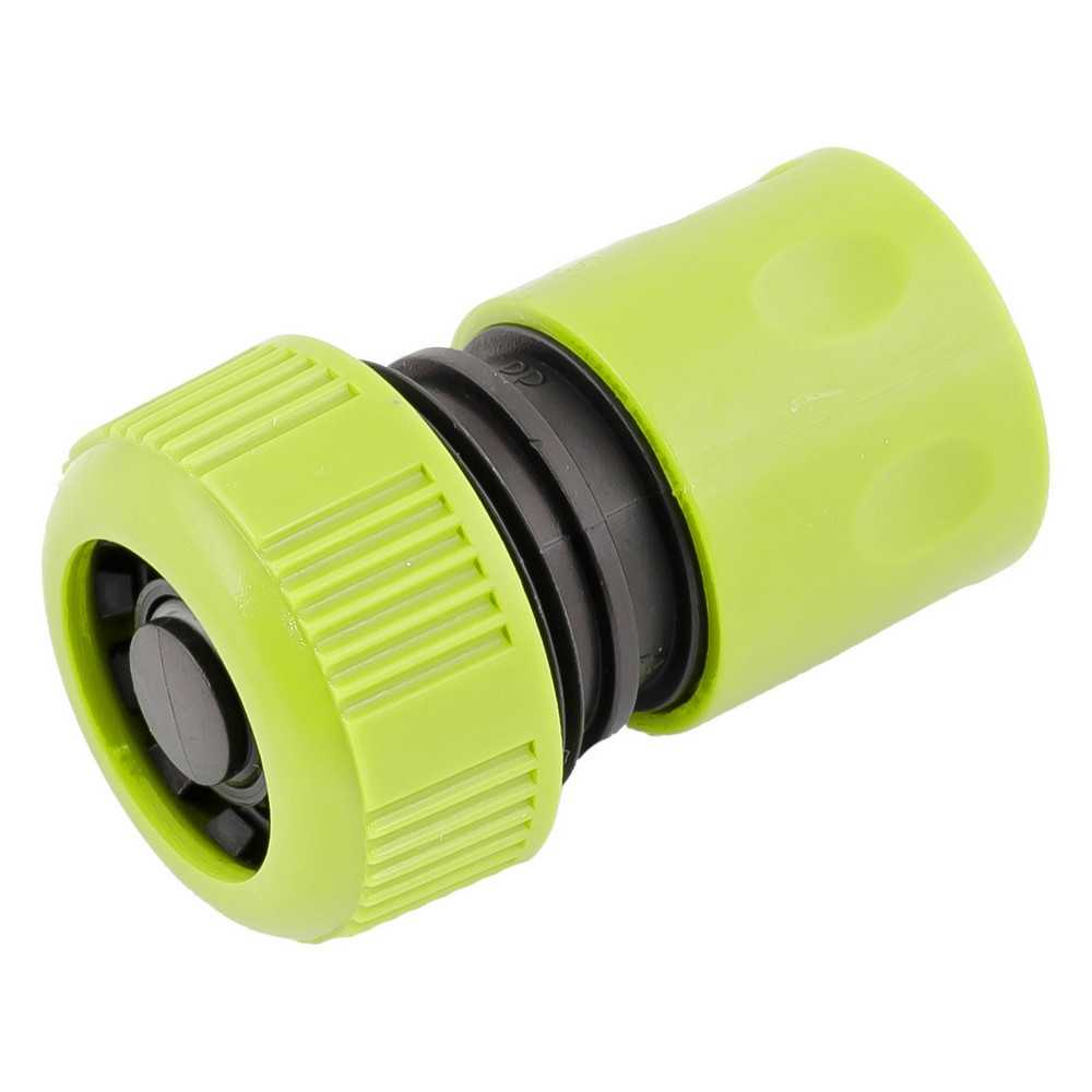 Конектор MASTERTOOL для шланга 3/4" з клапаном STOP 92-9316