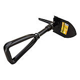 Лопата саперна MASTERTOOL 110х160х460 мм складана з чохлом 14-6281, фото 2