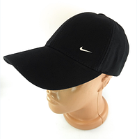 Кепка черная мужская спортивная котоновая Nike Кепки-бейсболки женские демисезонные nike размер 55 57 58