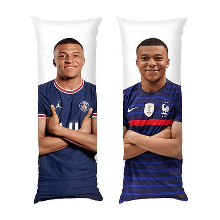 Дакімакура подушка-обіймашка «Кіліан Мбаппе у спортивній формі. Kylian Mbappe Lottin in sportswear», фото 1