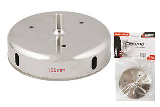 Свердло трубчасте GRANITE з алмазним напиленням для скла та плитки 120 мм 2-01-202