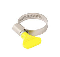 Хомут черв'ячний MASTERTOOL German type "Метелик" W2 DIN 3017 9.0 мм Ø 16-25 мм 25 шт 20-1997