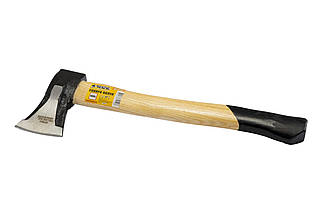 Сокира-колун MASTERTOOL 1000 г HRC 50 ручка з дерева з полімерним захистом 430 мм 05-0131