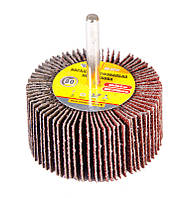 Насадка шліфувальна пелюсткова MASTERTOOL зерно 80 60х30 мм зі стрижнем 6 мм 08-2278