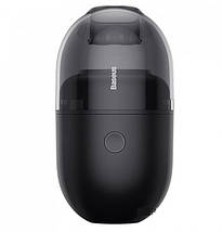 Автомобільний пилосос Baseus C2 Desktop Capsule Vacuum чорний (CRXCQC2-01), фото 3
