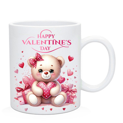 Чашка для влюбленних "Happy Valentine's Day", фото 1