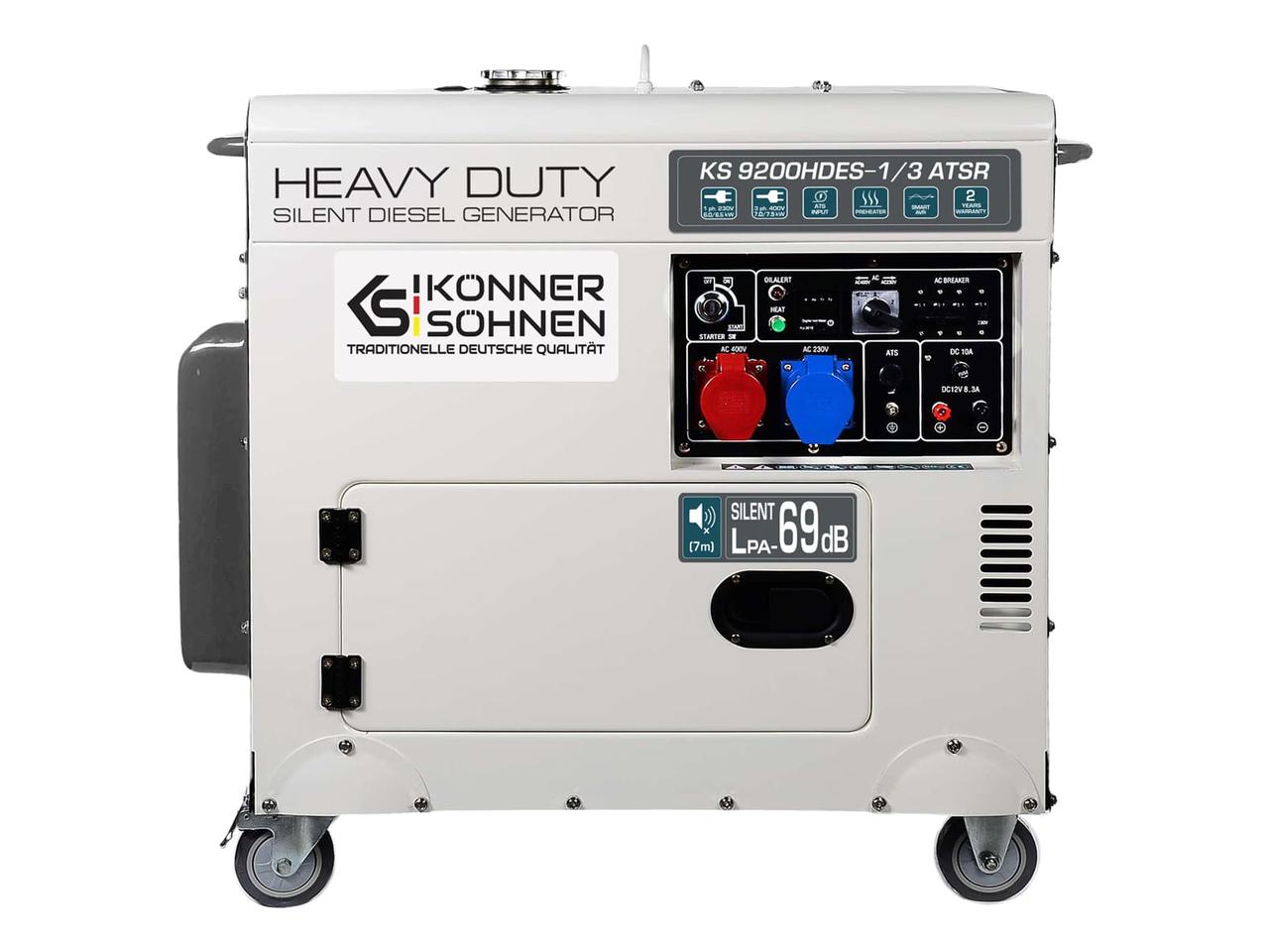 Дизельний генератор KS 9200HDES-1/3 ATSR (EURO V) Könner & Söhnen