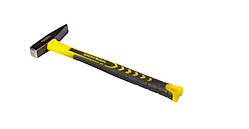 Молоток слюсарний MASTERTOOL 200 г HRC 50 ручка фібергласова 280 мм 02-0802