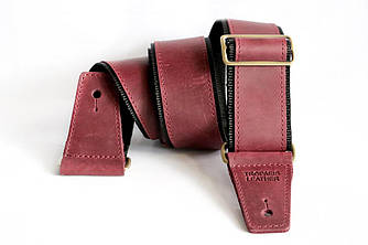 TROPAEIS LEATHER Crazy Rock (burgundy) Ремінь для гітари