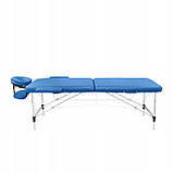 Масажний стіл складаний 4FIZJO Massage Table Alu W60 Blue, фото 10
