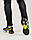 Чоловічі кросівки Nike Air Max Black Teal Yellow, чоловічі текстильні кеди Найк чорні, Чоловіче взуття, фото 5