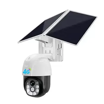 Автономна бездротова зовнішня поворотна VC3 4G камера відеоспостереження PTZ із сонячною батареєю