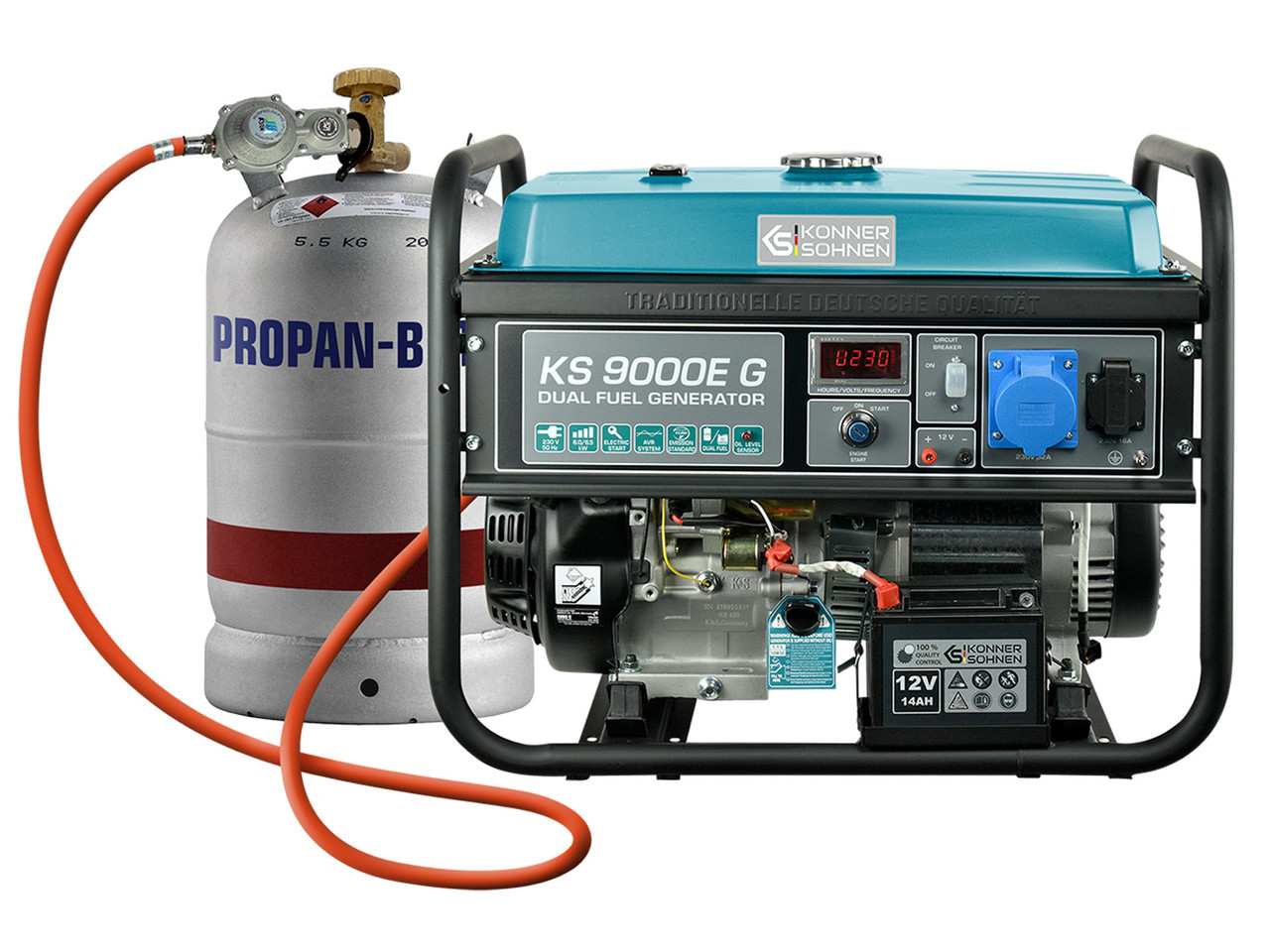 Газобензиновий генератор KS 9000E G Könner & Söhnen (Німеччина)