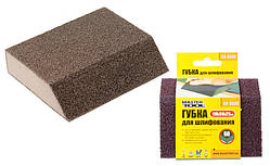 Губка для шліфування MASTERTOOL ТРАПЕЦІЯ Р60 110х90х25 мм 08-0606