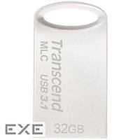 USB флеш накопитель Transcend 32GB JetFlash 720 Silver Plating USB 3.1 (TS32GJF720S)