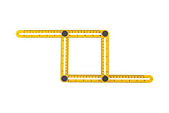 Шаблометр MASTERTOOL 250х120 мм пластиковий 30-3525