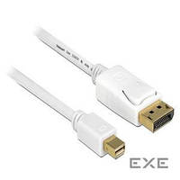 Кабель монитора-сигнальный Delock DisplayPort-mini M/M 5.0m,(DPv1.2)D=6.0mm 4K Gold (70.08.3484-10)