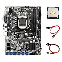 Комплект майнинг V12 / материнская плата B75USB BTC LGA 1155 / процессор Intel Celeron G530 / 12 видеокарт