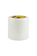 Стрічка склотканина самоклейна MASTERTOOL 100 мм 20 м 8х8 55 г/м2 08-9406