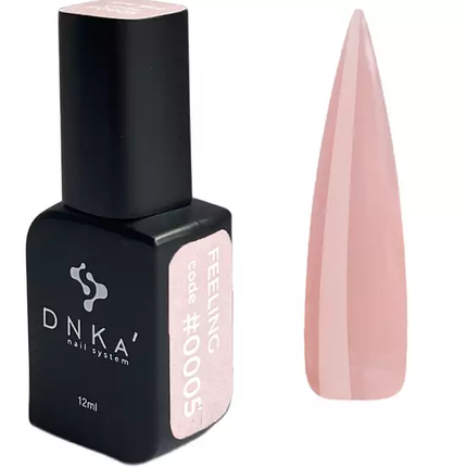 Гель для нарощування DNKa Pro Gel Feeling #0005 бежево-персиковий 12 мл, фото 1