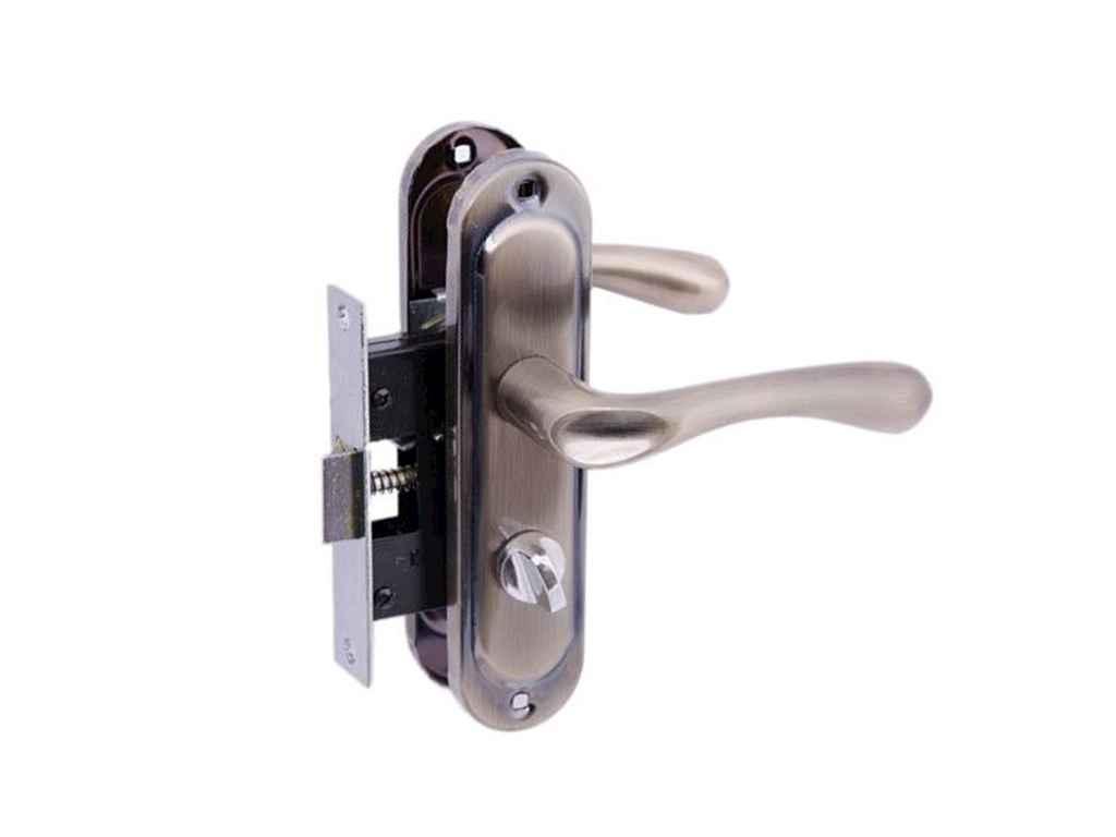 Комплект ручок з клямкою Бронза BK 18Z BK 04H39AB ТМ ФУРОР, фото 1