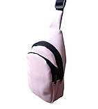 Натуральна шкіра шкіряна сумка бананка через плече / чоловіча жіноча сумочка / барсетка кросбоді опт, фото 3