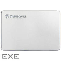 Портативный жёсткий диск TRANSCEND StoreJet 25C3S 1TB USB3.1 Silver (TS1TSJ25C3S)