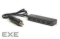 Автомобильное зарядное устройство PowerPlant UB-860 (5xUSB 7.2A) Black (SC230044)